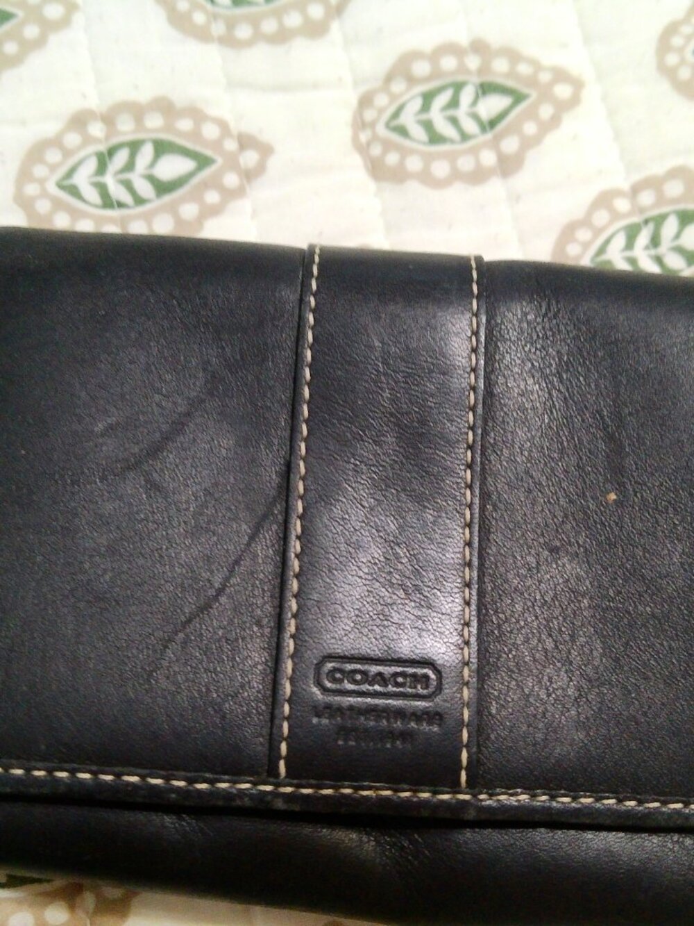 COACH BLACK SHOULDER BAG AND WALLET GOOD CONDITION - Picture 11 of 13